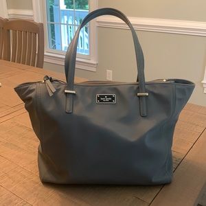 Kate Spade Grey Nylon Tote